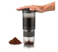 WACACO Prestina Macchina Caffe Portatile French Press, Nero Carbone, 240 ml