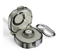 Wacanc Custodia in plastica con blocco sicuro per dock di ricarica Ringconn, custodia protettiva leggera e sottile con moschettone, antigraffio, antiurto, a prova di caduta, LED visibile, facile da