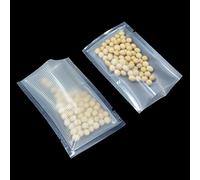 WACCOMT Pack 100 Sacchetti per Imballaggi in Plastica Apertura Superiore a Caldo Sacchetti Sottovuoto Nylon per Alimenti Confezione da 7 x 10 cm