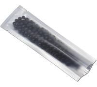 WACCOMT Pack Mylar Foil Sacchetti a Vuoto Sacchetti di Sigillatura Termica Trasparenti Anteriori Sacchetto in Alluminio Puro per lo Stoccaggio Alimentare con Tacca Lacrima(100, 6.5x22cm (2.6x8.7inch))