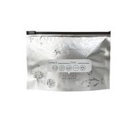 WACCOMT Pack Sacchetti riutilizzabili per alimenti in alluminio per congelatore, per carne, pesce, frutta, verdura, cereali, freschezza, contenitori, con cerniera (20 pezzi, S (20 x 13 cm)