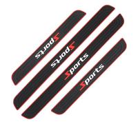 WACDXST 4 Pezzi Adesivo Battitacco, per VW Golf 5 6 7 8 GTE GTI GTD Clubsport Clubsport45 Variant Alltrack Protezione Porta Soglia Sticker Accessori Battitacco Prevenire Usura AntiGraffio