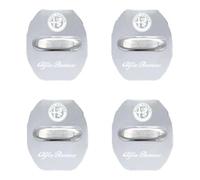 WACDXST 4 Pezzi Copertura Serratura portiera Auto, per Alfa Romeo Stelvio 2017-2021 2022 Copertura Protettiva Chiusura portiera Auto,A