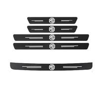 WACDXST 5 Pezzi Adesivo Battitacco, per MG ZS/ZS EV 2017-2023 Protezione Porta Soglia Sticker Car Accessori Battitacco Prevenire Usura AntiGraffio