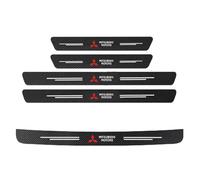 WACDXST 5 Pezzi Adesivo Battitacco, per Mitsubishi ASX 2015-2020 Protezione Porta Soglia Sticker Car Accessori Battitacco Prevenire Usura AntiGraffio