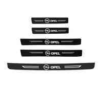 WACDXST 5 pezzi Adesivo Battitacco, per Opel Mokka B 2020 2021 2022 Protezione Porta Soglia Sticker Car Accessori Battitacco Prevenire Usura AntiGraffio