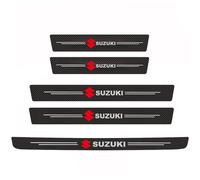WACDXST 5 Pezzi Adesivo Battitacco, per Suzuki S-Cross 2014-2023 Protezione Porta Soglia Sticker Car Accessori Battitacco Prevenire Usura AntiGraffio