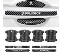 WACDXST 8 Pezzi Pellicola Protettiva della portiera dell'auto Maniglia, per Peugeot 3008 II SUV 3008 GT 2016 2017 2018-2023 desivo autoadesiva Anti graffio Accessori Auto