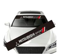 WACDXST Adesivo Parabrezza Anteriore Auto, per Mitsubishi Pajero 2019-2023 Impermeabile Evita la Luce Solare Adesivo vetri Auto Fascia Parasole Decalcomania