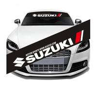 WACDXST Adesivo Parabrezza Anteriore Auto, per Suzuki SX-4 2006-2018 Impermeabile Evita la Luce Solare vetri Auto Fascia Parasole Decalcomania,A