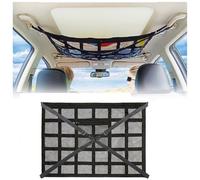 WACDXST Rete Portaoggetti da Soffitto per Auto, per Suzuki Grand Vitara Ignis Jimny Kizashi Livio Swift Dell'auto Universale Tetto Interno Borsa Cerniera Regolabili,B 90 * 65cm