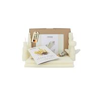 Wachsmann Set Fai da Te per Candele in Cera d'Api - Kit di Avvio per 10 Candele in Molte Colori - 100% Cera d'Api Pura dalla Germania, Incl. 10 Stoppini di Canapa & Istruzioni Illustrate