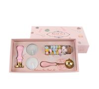 Wachsstempel-Set Retro, abnehmbarer Griff, Iris-Muster