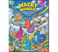 Wacky Numbers - A Wild Coloring Adventure from 21 to 40: Fun and Surreal Number Coloring Book for Kids Ages 5-9