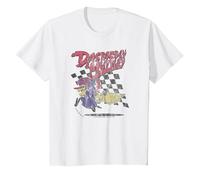 Wacky Races Dastardly And Muttley on Gray Maglietta, Bambini, Bianco, 3 Anni