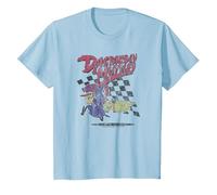 Wacky Races Dastardly And Muttley on Gray Maglietta, Bambini, Celeste, 8 Anni