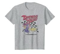 Wacky Races Dastardly And Muttley on Gray Maglietta, Bambini, Grigio Melange, 6 Anni