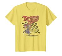 Wacky Races Dastardly And Muttley on Gray Maglietta, Bambini, Limone, 8 Anni