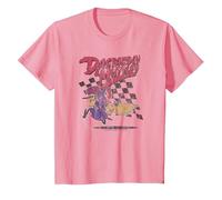 Wacky Races Dastardly And Muttley on Gray Maglietta, Bambini, Rosa, 6 Anni