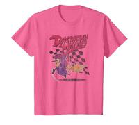 Wacky Races Dastardly And Muttley on Gray Maglietta, Bambini, Rosa mélange, 2 Anni