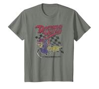 Wacky Races Dastardly And Muttley on Gray Maglietta, Bambini, Verde Militare mélange, 6 Anni