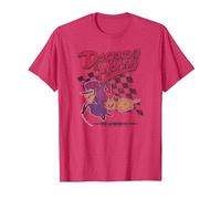 Wacky Races Dastardly And Muttley on Gray Maglietta, Uomo, Rosso mélange, M