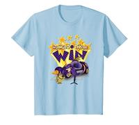 Wacky Races Dick Dastardly Going to Win Maglietta, Bambini, Celeste, 8 Anni