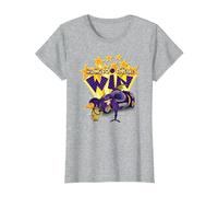 Wacky Races Dick Dastardly Going to Win Maglietta, Donna, Grigio Melange, M