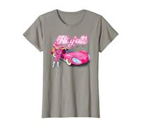Wacky Races Penelope Pitstop Hi Y'All Maglietta, Donna, Ardesia, M