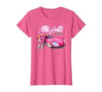 Wacky Races Penelope Pitstop Hi Y'All Maglietta, Donna, Rosa mélange, 3XL
