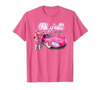 Wacky Races Penelope Pitstop Hi Y'All Maglietta, Uomo, Rosa mélange, 3XL
