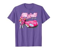 Wacky Races Penelope Pitstop Hi Y'All Maglietta, Uomo, Viola mélange, XL