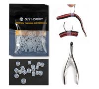 Wacky Worm O-ring (180/150/120 confezioni) - Protezione per esche Senko in silicone resistente (solo il kit include strumento), impedisce ai bassi di strappare plastica morbida, adatto a tutti i vermi