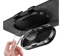 Waclipp Portaocchiali da sole per auto, per occhiali da sole, antipolvere, per lenti polarizzate, SUV, camion, camper, per spostamenti quotidiani e lunghi viaggi