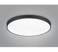 Plafoniera WACO LED dimmerabile D.75cm metallo nero 627417532