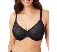 Wacoal Back Appeal Unlined Full Coverage Underwire Bra, 855303 Reggiseno Altamente Coprente, Le Noir, 4C Donna