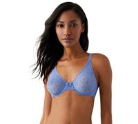 Wacoal Halo Lace Unlined Convertible Underwire Bra Reggiseno, Opaque, Ortensia Blu, 3C Donna