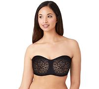 Wacoal Women's Halo Strapless Bra, Black, 36DDD