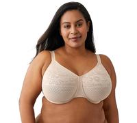 Wacoal Women's Visual Effects Unlined Full Coverage Underwire Minimizer Bra, 857210, Sand