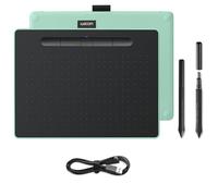 Wacom Intuos M Tavoletta Grafica Bluetooth Pistacchio con Penna per Dipingere, Disegnare ed Editare Foto con 3 Software Creativi Inclusi da Scaricare - Adatta per l'Home Office e l'E-Learning