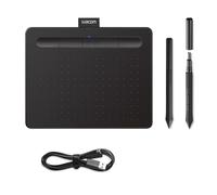 Wacom Intuos Small Tavoletta Grafica Bluetooth - Tavoletta Portatile per Dipingere, Disegnare ed Editare Foto con penna sensibile alla pressione nero - Adatta per l’Home Office e l’E-Learning