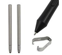 WACOM, Pennini serie Intuos, in lega di titanio, confezione da 2 pezzi, per penne serie Intuos, punte di ricambio adatte per WACOM CTL-672, CTL-671, CTL-471, CTL-472