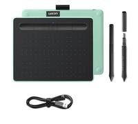 Wacom Intuos S 2540lpi (linee per pollice) 152 x 95mm USB/Bluetooth Nero, Verde tavoletta grafica, CTL-4100WLE-N