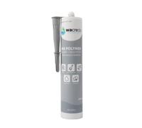 Wacredo MS - Colla polimerica + sigillante per laghetti, acquari e piscine, colla speciale, sigillante per casa e giardino, cartuccia DIN da 290 ml, colla per pellicola per laghetti in PVC e EPDM (1