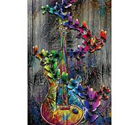 WACYDSD Puzzle 1000 Pezzi Violino Astratto Classico Puzzle Fai da Te Kit in Legno Giocattolo casa