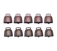 Wadakada 10 PZ Mucca Pecora al Pascolo Piccole Campane in, Campanaccio Campana Retro per Pecora al Pascolo Rame, Campane Mucca Rumore Maker