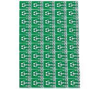 Wadakada 50PZ SOT23 SOT23-3 Turn SIP3 Double-Side SMD Turn DIP SIP3 Adattatore Convertitore Piastra SOT SIP IC Presa PCB Board Kit DIY