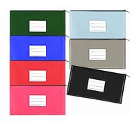 Wadakada Confezione da 7 Sacchetti per Denaro con Cerniera per Contanti, Sacchetti per Denaro da 11,2 X 6,3 Pollici per Contanti,