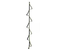 Wadakada La Scala della Corda Etrier A di Rocce Rocciing 7 Anelli Aumenta A Salire A Discesa del Ponte Montuoso.