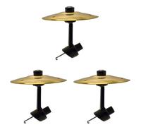 Wadakada Mini Piatti di Tamburi Che Tirano A Mano Crash Coymbal 3pcs Universale Ventilazione Auto Ventilazione Clip-On per Veicoli